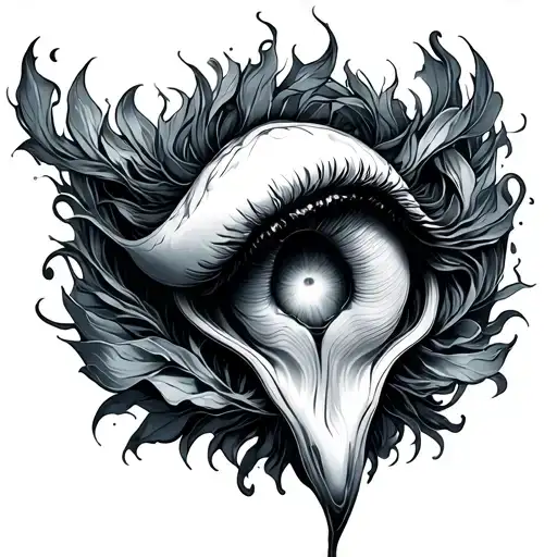 Vulva tattoo design idea