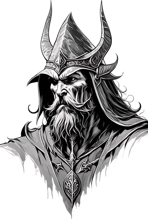 witch king from Lord of the Rings tattoo design idea