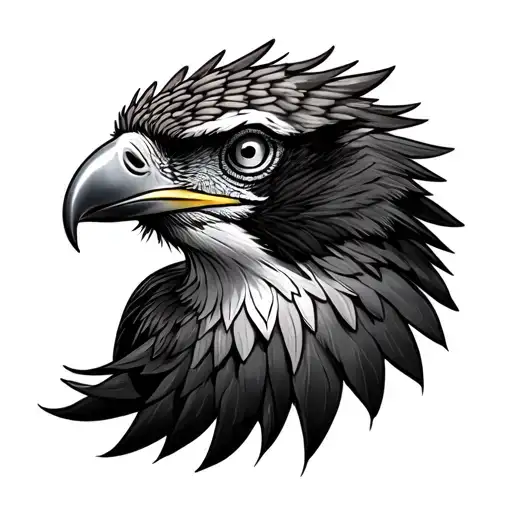 Philippine Eagle tattoo design idea