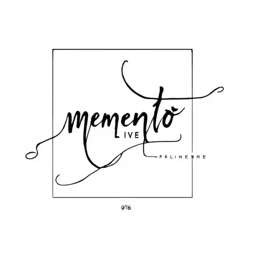memento live tattoo design idea