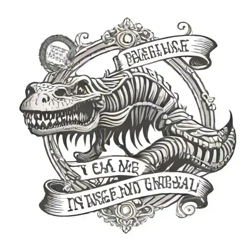 Beetlejuice theme. The quote 'I myself am strange and unusual' with a sandworm travelling around it tattoo design idea