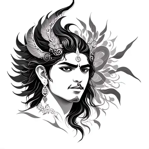 Surya Deva Charge tattoo design idea