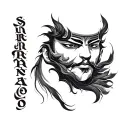 Surya Deva Charge tattoo design idea