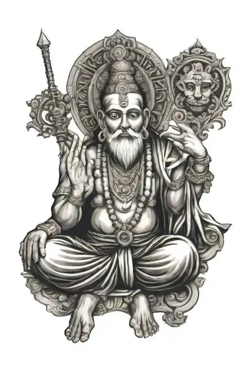  "sri sai" Re-born as "sai ram" with deep meaning of rebirth tattoo design idea