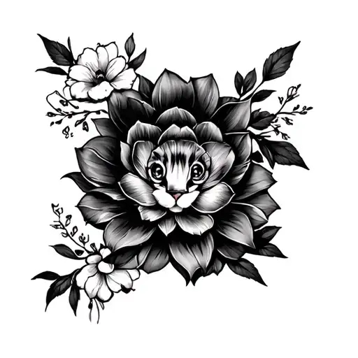 Korean tattoo design idea