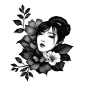 Korean tattoo design idea