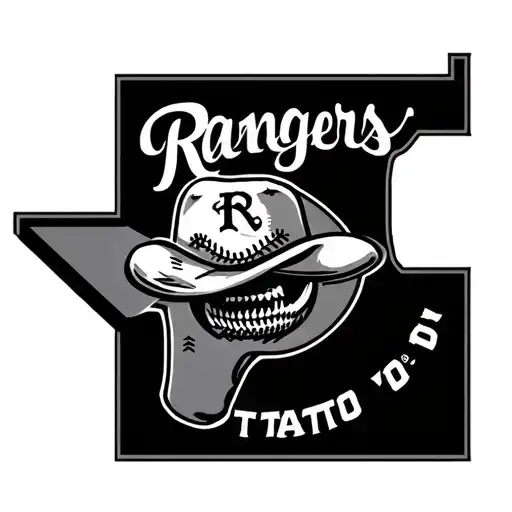 Texas Rangers tattoo design idea
