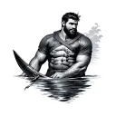 Seaman tattoo design idea