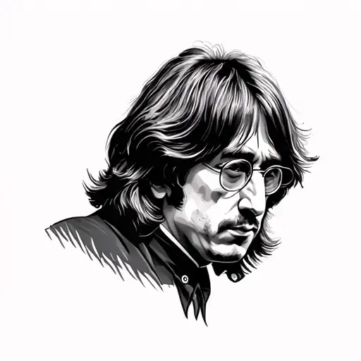 John lennon tattoo design idea