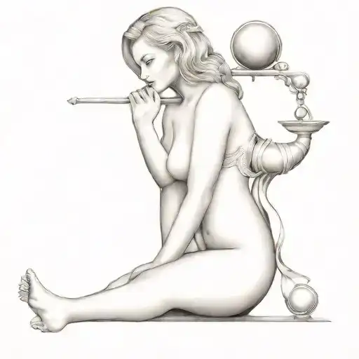 libra woman combination gemini scorpio leo zodiac tattoo design idea