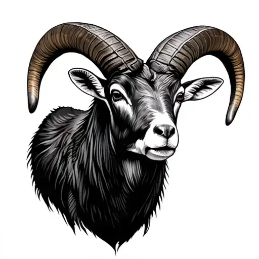 Bighorn Sheep tattoo design idea