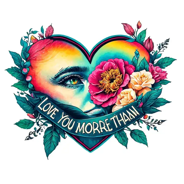 son tattoo love you more than tattoo design idea