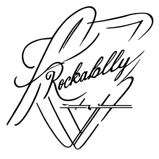 "Rockabilly rebel" tattoo design idea