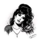 Amy Winehouse tattoo design idea