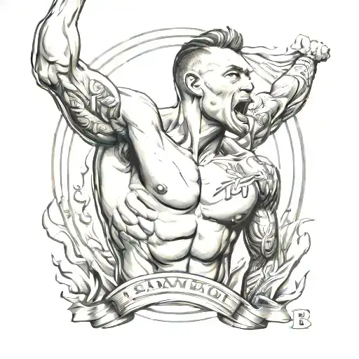 swimmer champion Artem tattoo design idea