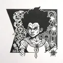 Huey freeman angry tattoo design idea