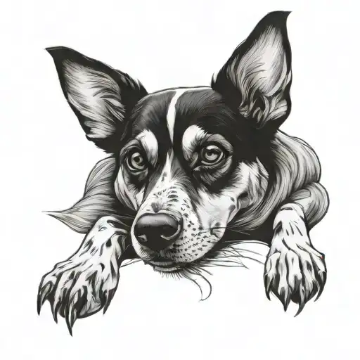 Dog lover tattoo tattoo design idea