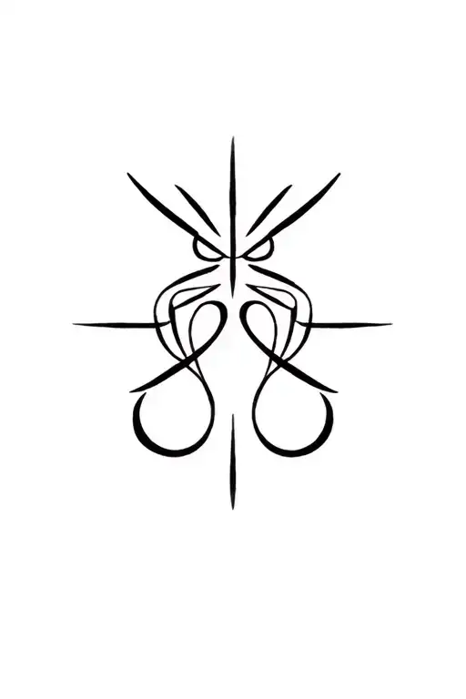 sophia and angel ambigram tattoo tattoo design idea