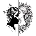 dom loves steph always and forever with awesome bond with unforgettable desire meaning tattoo design idea