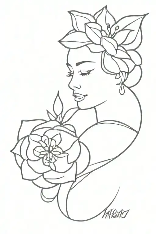 mama tattoo design idea