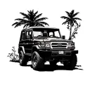 Land cruiser lj 79 tattoo design idea