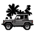 Land cruiser lj 79 tattoo design idea