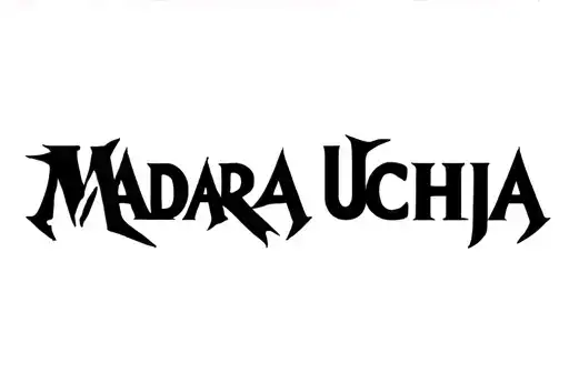 "— Madara Uchiha" tattoo design idea