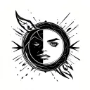 Flash minimalist tattoo tattoo design idea