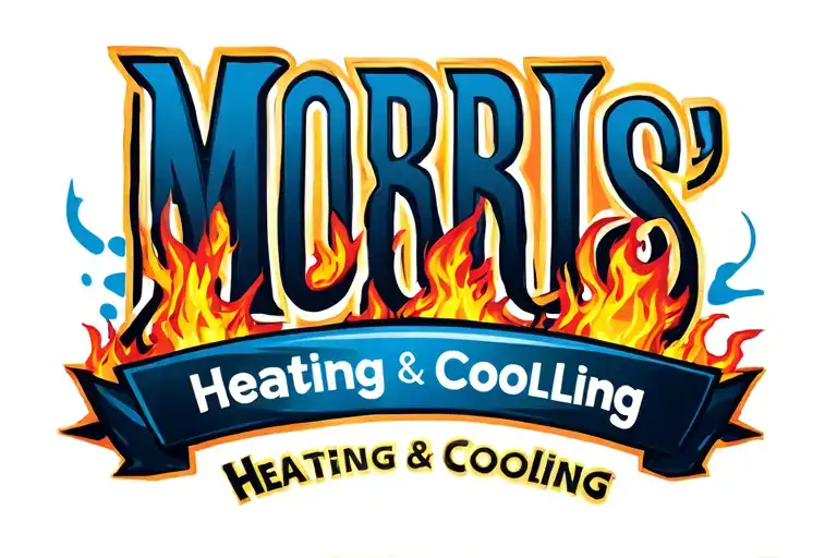"Morris’ Heating & Cooling" "Morris’ Heating & Cooling" "Morris’ Heating & Cooling" HVAC logo tattoo design idea