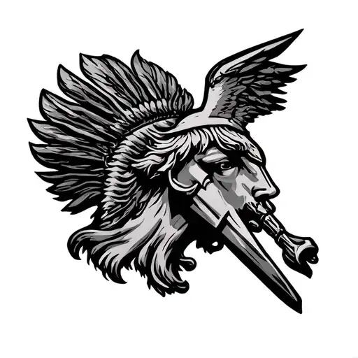 Julius Caesar Emblem tattoo design idea