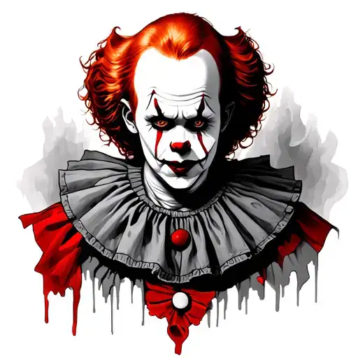 Pennywise tattoo design idea