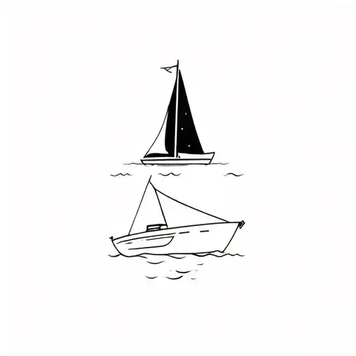 Odyssey boat tattoo design idea