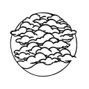 akatsuki clouds embroided design tattoo design idea