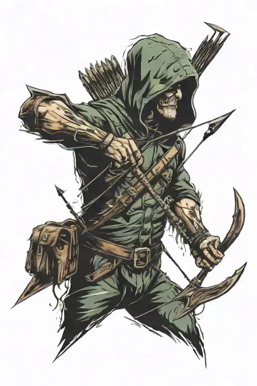 Arrow tattoo design idea
