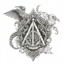 Harry Potter and the Philosopher's Stone tattoo design idea