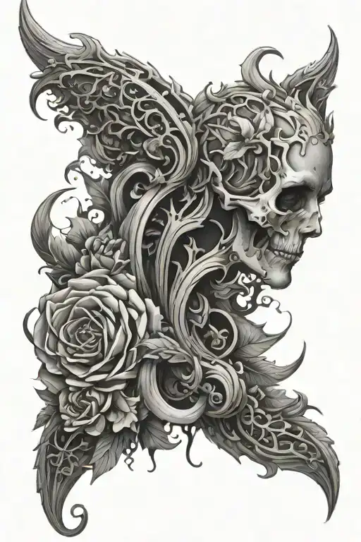 art themed spine tattoo design tattoo design idea