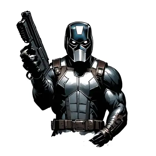 Winter Soldier tattoo design idea