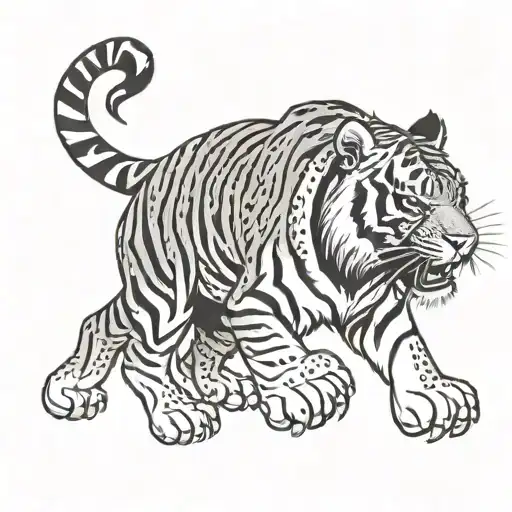 Conor McGregor tiger tattoo design tattoo design idea