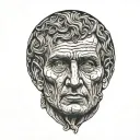 Julius Caesar tattoo design idea