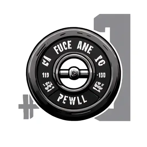 barebell, bumper plates, gym, crossfit, serotonine tattoo design idea