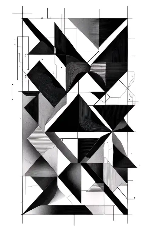 algorithme de trading order flow triangles connected tattoo design idea