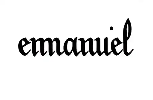 "emmanuel" "emmanuel" tattoo design idea