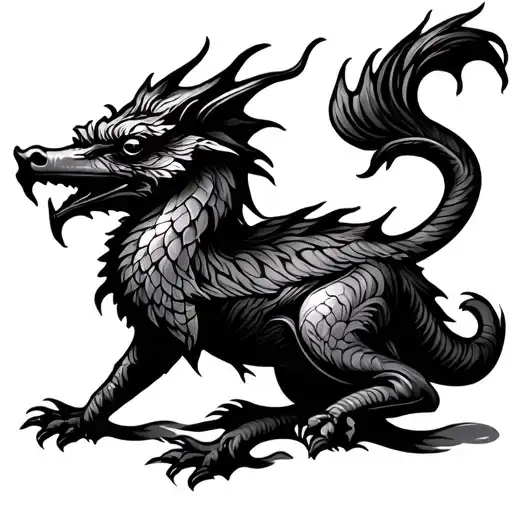 Welsh tattoo design idea