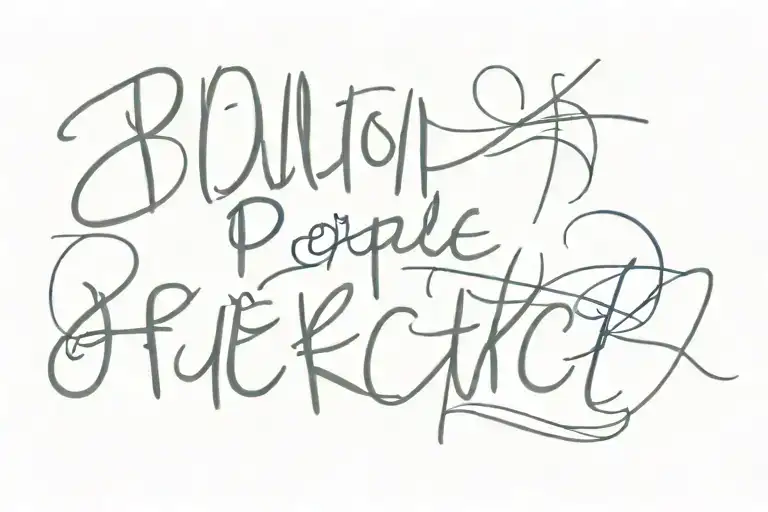 the phrase '8 billion people who gives a fuck' tattoo design idea