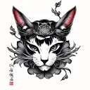 Japanese Rectangle tattoo design idea