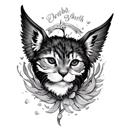 Child Birth Date tattoo design idea