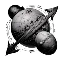 Treasure Planet tattoo design idea