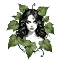 Poison Ivy Vine tattoo design idea