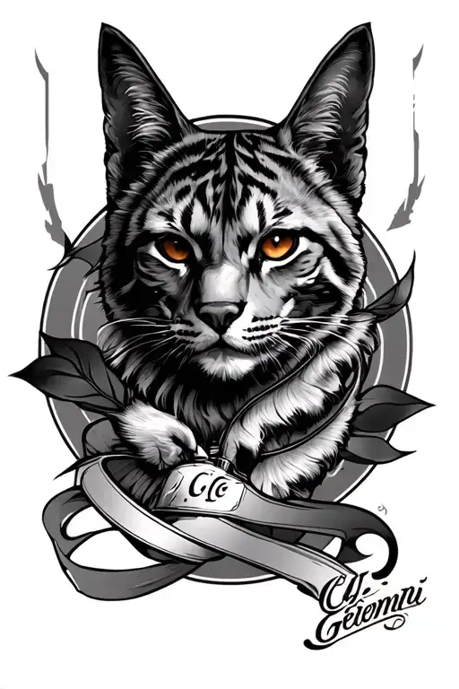 cj gemini chicago tattoo design idea