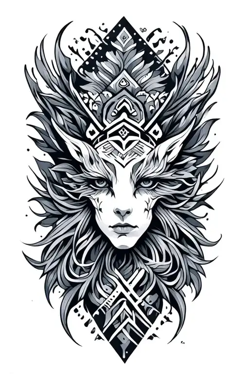 nordic tattoo design idea